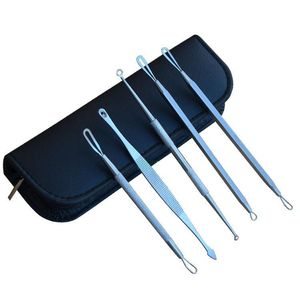 2021 Blackhead Pimple Blemish Extractor Remover Tools Black Head Acne Remover Needle Facial Tool Kit Set Make Up Skin Care Product DHL Free