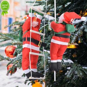 Novo Papai Noel Pendurado Boneca Árvore de Natal Pingente Enfeites Decorações de Natal para Casa Noel Natal Navidad Ano Novo Presentes para Crianças