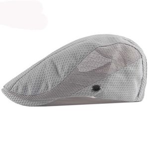 Beret HT3209 beret czapka letnia kapelusz mężczyzna kobiety berets bluszcz newsboy płaska czapka męska kobieta oddychana czapka siatkowa retro malarz beret hat z0616