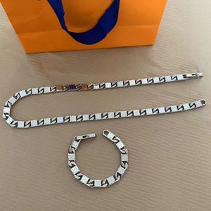 New Titanium Steel Chain Bracelet Designer Bracelets Women Men Necklace For Lover Luxury Jewelry