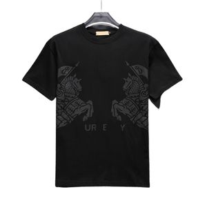 Moda Mens T-shirt Womens Designer T-shirt Roupas Top Mens Casual Peito Carta Camisa Roupas de Luxo T-shirt Ásia #09