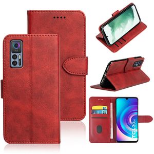 Flip Cover Leather Phone Case For TCL 30 30+ 5G 30V 5G T781S 30XE 5G 30SE 30E 306 305 20XE 20 SE Wallet Mobile Phone Cases With Card Holder