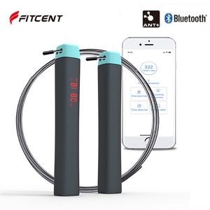 Jump Ropes Bluetooth Intelligent Jumpe Rope Skipping with Counter and Calorie Rechargeable Gym Roap for Women Men Kids Adult 230616