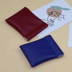 Storage Bags Useful Lipstick Bag Compact Organization Waterproof Women Men Small Mini Short Wallet