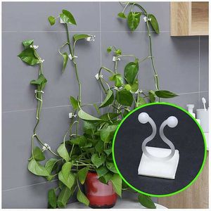 New Plant Climbing Wall Self-Adhesive Fastener Tied Fixture Vine Buckle Hook Garden Plant Wall Climbing Vine Clips Fixed Buckle Hook