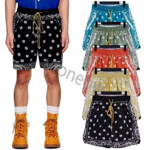 2023 New Designer Shorts rhude shorts moda verão calças de praia masculinas de alta qualidade roupas de rua vermelho azul preto calças roxas masculinas curtas tamanho dos EUA: S-XL