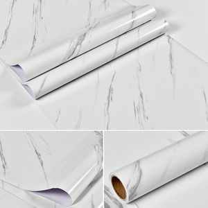 Adesivos de Parede Mármore Filme Vinílico Papel de Parede Autoadesivo para Banheiro Cozinha Armário Bancadas Papel Contact PVC Impermeável 230616