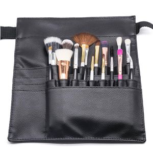 2021 Fashion Makeup Brush Holder Stand 22 fickor Rem Black Belt Midjeväska Salong Makeup Artist Cosmetic Brush Organizer