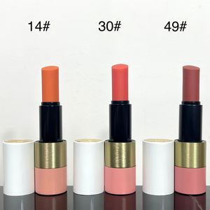 Whosale helt ny läppbalsam rouge rose rosig läppförstärkare 14# 30# 49# färg gjord i Italien 3.5 g fuktgivande vallmo shine läpppinne