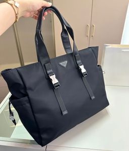 Tote Bags Large Black Women's Shoulder Bags Big Size Casual Totes Quality Nylon Crossbody Bag Female Travel Shopper Computer Handbag