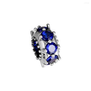 Loose Gemstones CKK 925 Sterling Silver Jewelry Blue Stone Charms Beads Fits Original Bracelets For Making