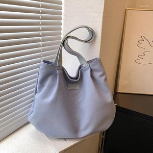 Evening Bags Large Soft Cloth Shoulder Side Bag For Women Design Travel Tote 2023 Trend Fashion High-capacity Shopper Handbags Female