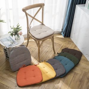 Cushiondecoratif Yastık Moda Antislip Keten Sandalye Yastık Ev Sünger Çok Molor Yemek Odası Paletler İçin Yastıklar Açık Bahçe 230615