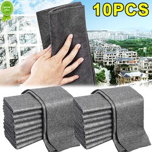 New 10/1Pcs Thickened Magic Cleaning Cloth Multifunction Microfiber Glass Windows Wipe Rags Car Washing Towel Bathroom Clean Tools