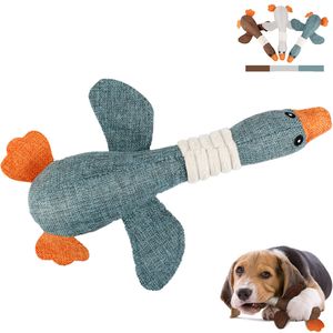 Brinquedos de pelúcia para cães de estimação Gansos engraçados Interativo Squeak Fidget Brinquedo de pelúcia para cães pequenos e grandes Acessórios para cachorros Jogos de mastigar