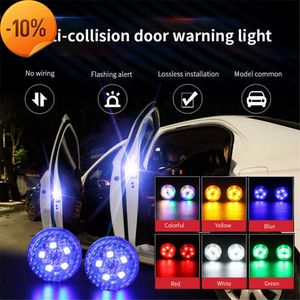 New Universal LED Car Opening Door Safety Warning Anti-collision Lights Magnetic Sensor Strobe Flash Light Turn Signal Parking Light