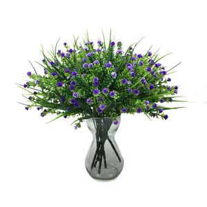 Dried Flowers babys breath artificial flowers plastic fake indoor plants gypsophila hanging shrubs outside wedding decoration outdoor