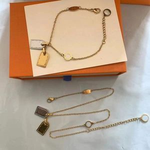 Pulseira de cadeia de trava superior para mulheres pulseiras de colar de grife 18k jóias de moda de ouro