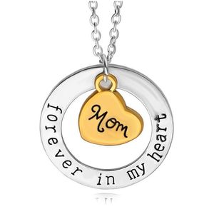 Pendant Necklaces In My Heart Letter Family Member Grandpa Uncle Aunt Mom Dad For Women Fashion Jewelry Drop Delivery Pendants Dh0Fv