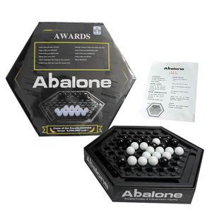 Chess Games Abalone Table Portable Set Family Board Game For Children Kids Intellectual Development Carrom Push 230616