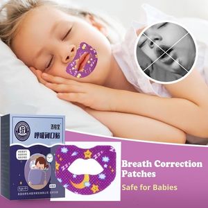 Face Massager 30Pcs Anti Snoring Stickers for Children Adult Night Sleep Lip Nose Breathing Improving Patch Mouth Correction Sticker Tape 230615