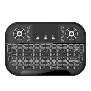 Mini Bluetooth Keyboard 2.4G Dual Tryb 7 Kolory Podświetlenie ręczne podwójne podwójne sterowanie myszy