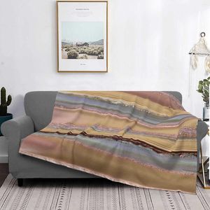 Blankets Glamour Stripes Gold Mix Air Conditioning Blanket Soft Warm Light Thin Girlie Precious Shiny Sparkle