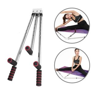 Core Abdominal Trainers 3 Bar Leg Stretcher Adjustable Split Stretching Machine Stainless Steel Home Yoga Dance Exercise Flexibility Training Equipment 230615