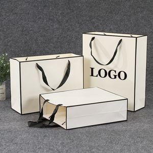 Packaging Paper 10 Pcs Custom Gift Paper Package Bag For Small Business Wedding Favors Valentines Day Gifts Bag Personization Package Bags 230615