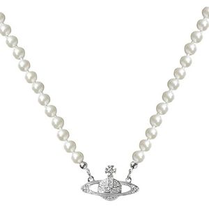 Collane designer esplosive regina occidentale madre collana collana femminile versatile diamond regina occidentale madre saturno clavicole catena versione alta