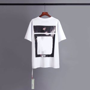 t Shirt Mens Womens Designers T-shirts Loose Tees Tops Man Casual Luxurys Clothing Streetwear Shorts Sleeve Polos Tshirts Size Offes White