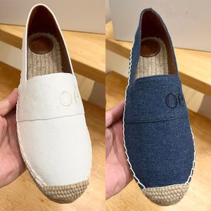 Классика Женщины Flat Espadrilles Canvas Shoes Classic Designer Loafers Luxury Fisherman обувь 35-41