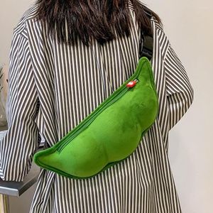 Bolsas de ombro bolsa de pelúcia criativa em forma de ervilha alça superior para compras ao ar livre lazer mulheres presentes de festa de aniversário