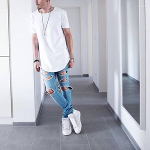 Magliette da uomo 2023 Estendere la maglietta Hip Hop Street Moda all'ingrosso Uomini di marca Estate manica corta Design oversize