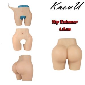 Bröstform Knowu Realistic Silicone Vagina Pant Hip Crotch Enhance 4,8 cm Artificial Penetrable Fake Vagina Pant Pussy Pussy Pants 230616