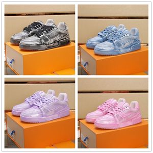 Best Original Quality Luxury trainer sneakers fashion brand Designer mens shoes Genuine leather sneaker Size 38-45
