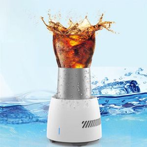 Ice Buckets And Coolers Beverage Fast Cooler Cup Electric Beer Bottle Can Water Soda Drinks Cooling Mug Mini Electronic Refrigeration Cooler 230616