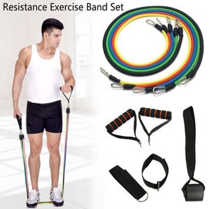 Motstånd Band 11 -stycken uppsättning motstånd Banddräkt Fitness Band Resistance Fitness Equipment träning Bälte Pull Rep Elastic Training Extender 230615