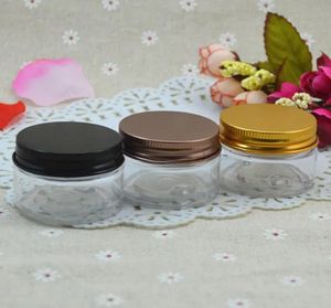 30g Cosmetic Jar Recipiente Banhado Tampa Parafuso Rosca 50 pçs/lote 30ml Recipiente de Maquiagem Atacado Frete Grátis