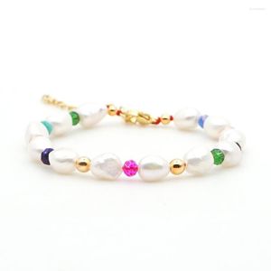 Strand Shell and Crystal Natural Stone Friendship Brighful Pearl Jewellery Bracelets z najnowszym stylem mody 2023