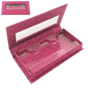 Nya 10/20/40 st Partihandel Square False Eyelash Packaging Box Fake 3D Mink Eyelashes Boxar Faux Cils Magnetic Case Lashes