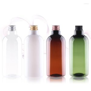 Vorratsflaschen 500 ml x 20 blau braun transparent grün Plastikflasche 500 CC Shampoo Bad Flüssigseife Behälter Körperpflege nachfüllbar