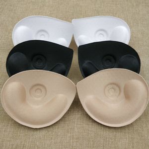 Breast Pad 30pairs women high quality thick Sponge Bra Pad cups Removable Insert Breast Bikini Enhancers pads breathable hole 230616