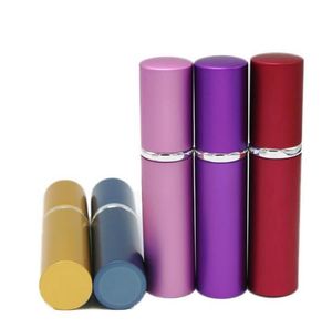 5ml Mini Portable Refillable Perfume Atomizer Colorful Spray Bottle Empty Perfume Bottles fashion Perfume Bottle Free