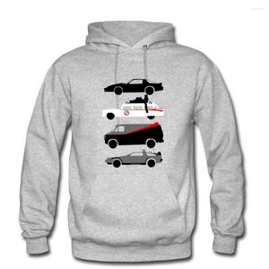 Men's Hoodies Knight Rider KiGhostbustears Men Pure Cotton Fleece Warm The Car's Star Casual Hooded Sweatshirt Male Sportswear