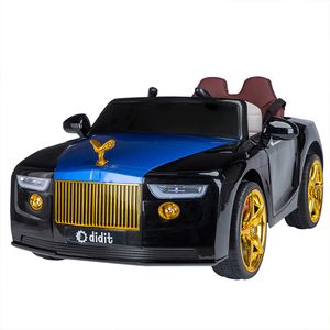 Ny lyxig elbil för barn Dual Drive Ride on Car Kids Remote Control Car with RC Toys for Boys Gifts Quadricycle