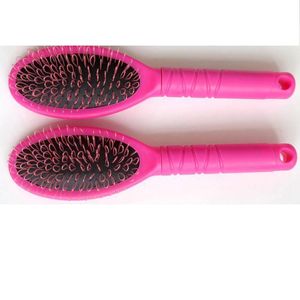 2020 Hårkammar Loop Brushes Human Hair Extensions Tools for Wigs Weft Loop Borstes in Makeup Blackpink Color