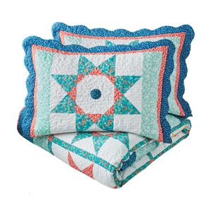 Bettwäsche-Sets The Pioneer Woman Vintage Star 3-teiliges Quilt-Set FullQueen 230615