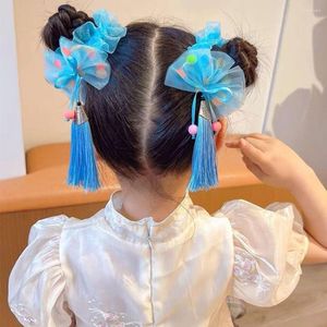 Saç Aksesuarları Çok Renkli Kelebek Püskül Scrunchies Kız Sevimli Gruplar Çörek Alacak kuyruğu Kravat Kızlar için