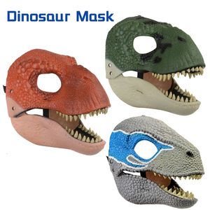 Party Maski Halloween Dragon Dinosaur Mask Snake Otwarte usta Horror Horror Dinozaur Halloween Cosplay Po Przykazania 230615